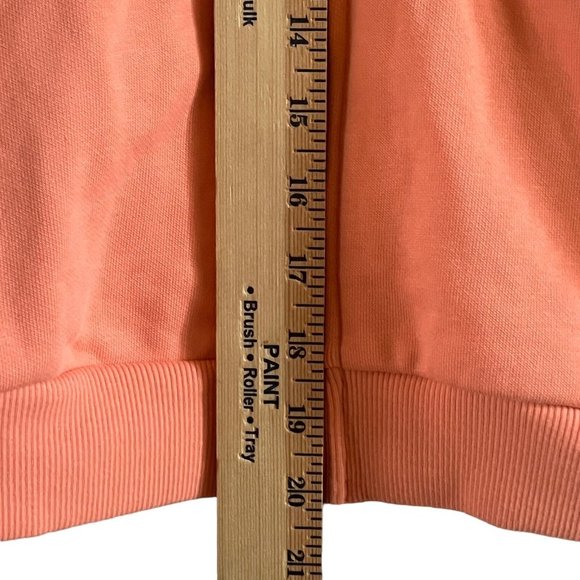 Columbia Womens Logo Knit Jacket Full Zip Orange Size M Cotton Blend - Picture 7 of 9